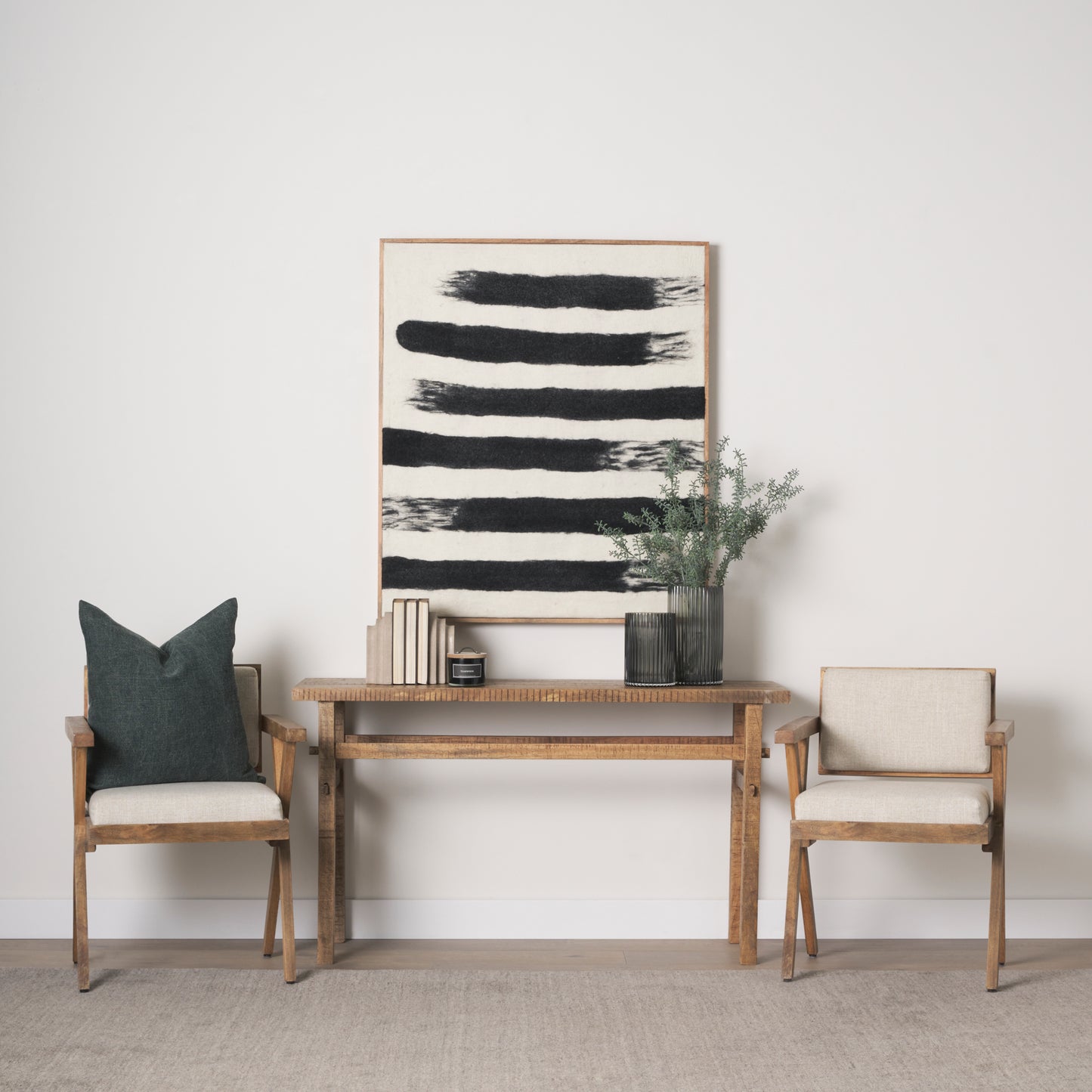 Rosie Small Brown Wood Console Table - Charming Design for Cozy Entryways and Versatile Decor