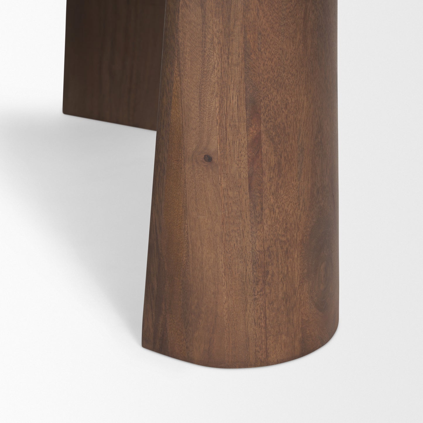 Tammar Round Wood Coffee Table with Tapered Legs - Stylish and Modern Living Room Accent
