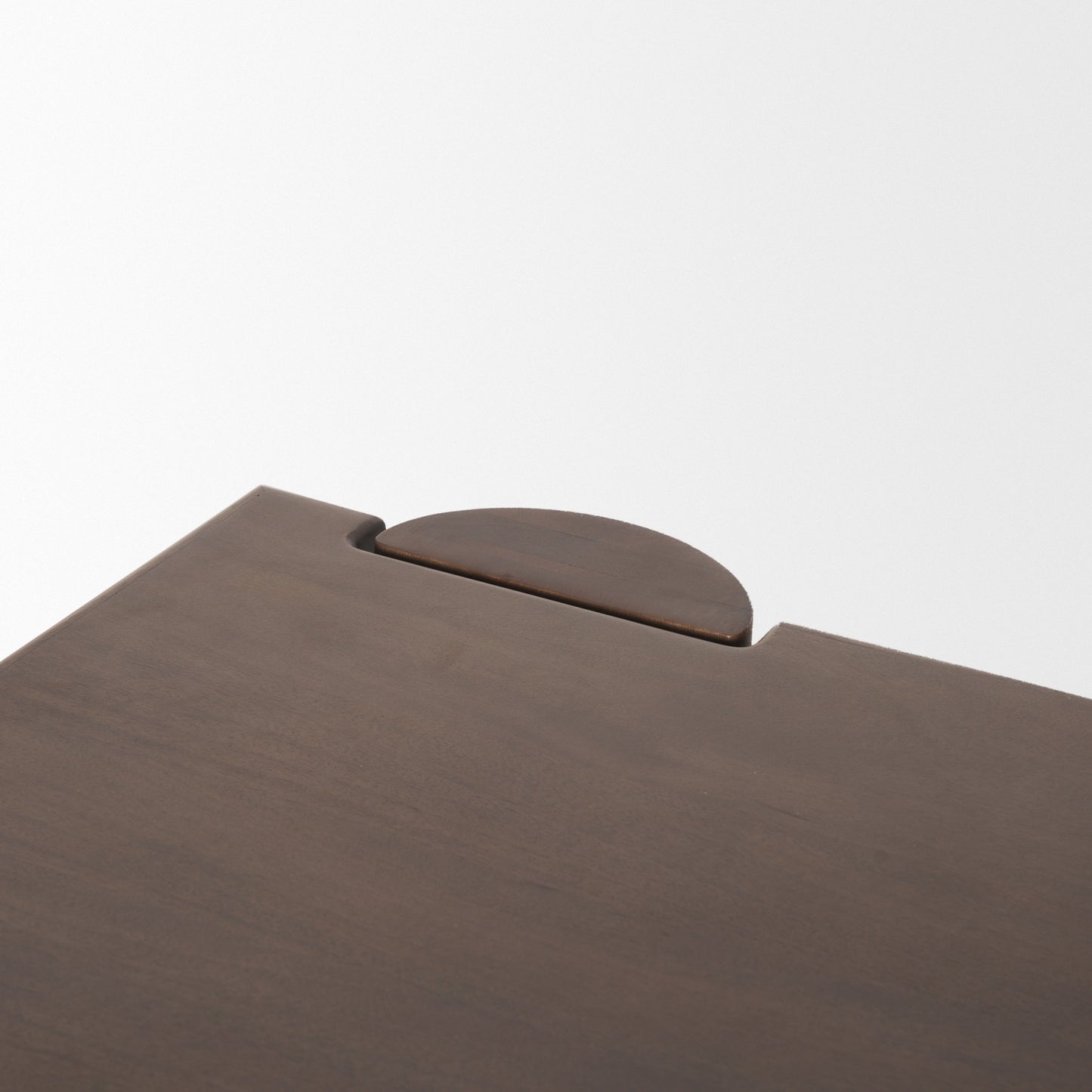Tammar Rectangular Brown Wood Dining Table with Tapered Legs for a Stylish and Modern Dining Experience