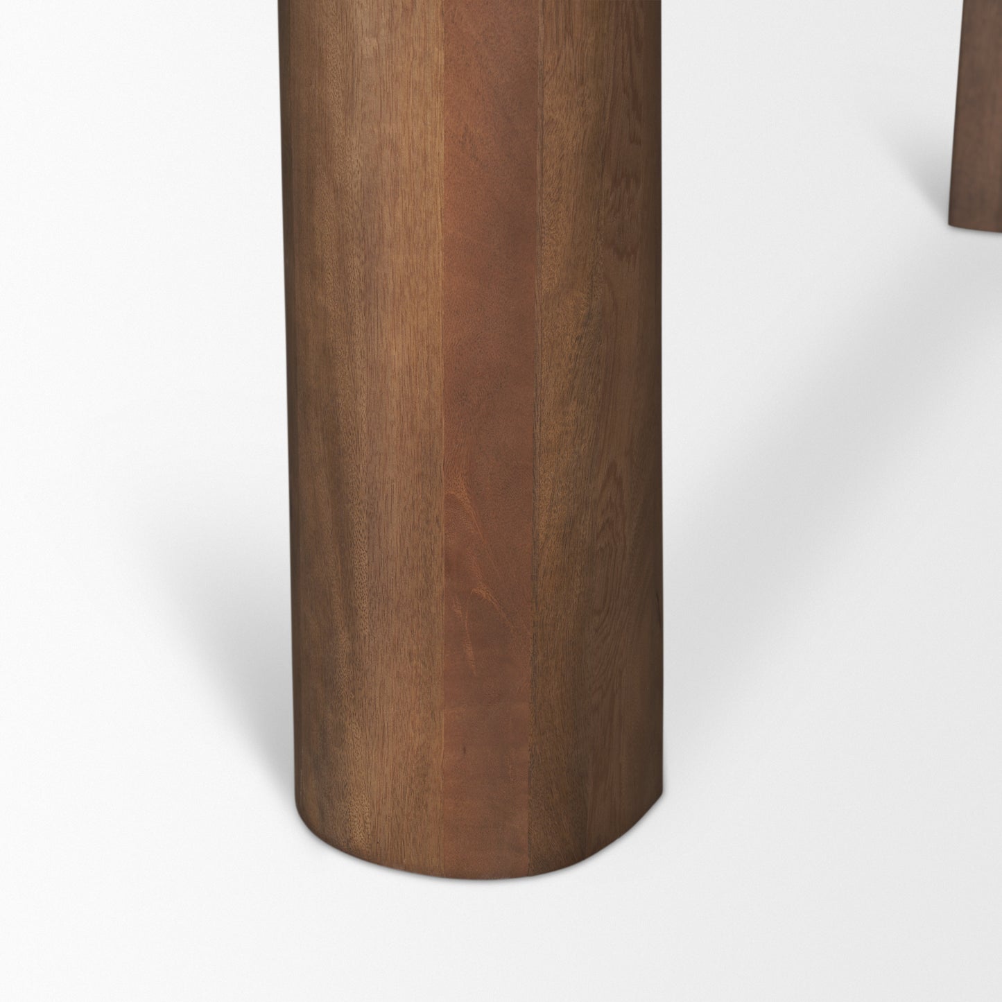 Tammar Rectangular Brown Wood Dining Table with Tapered Legs for a Stylish and Modern Dining Experience