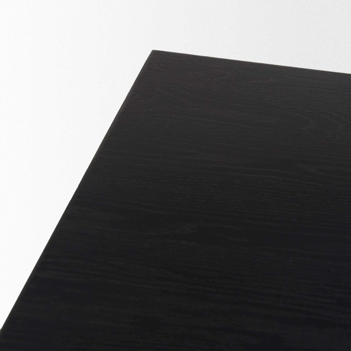 Tabor Natural Wood Coffee Table with Black Oak Waterfall Design - Stylish and Modern Living Room Accent
