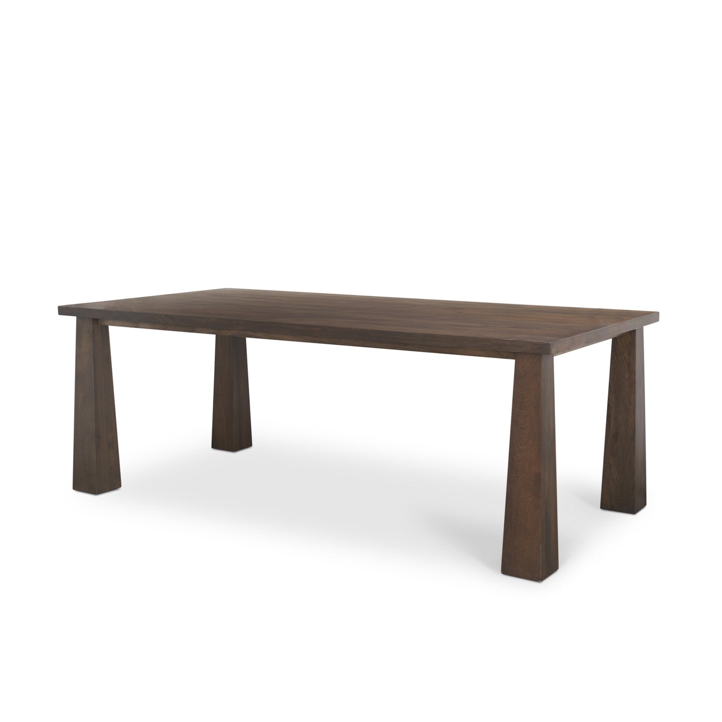 Wolcott Rectangular Dark Brown Solid Wood Dining Table for a Classic and Elegant Dining Experience