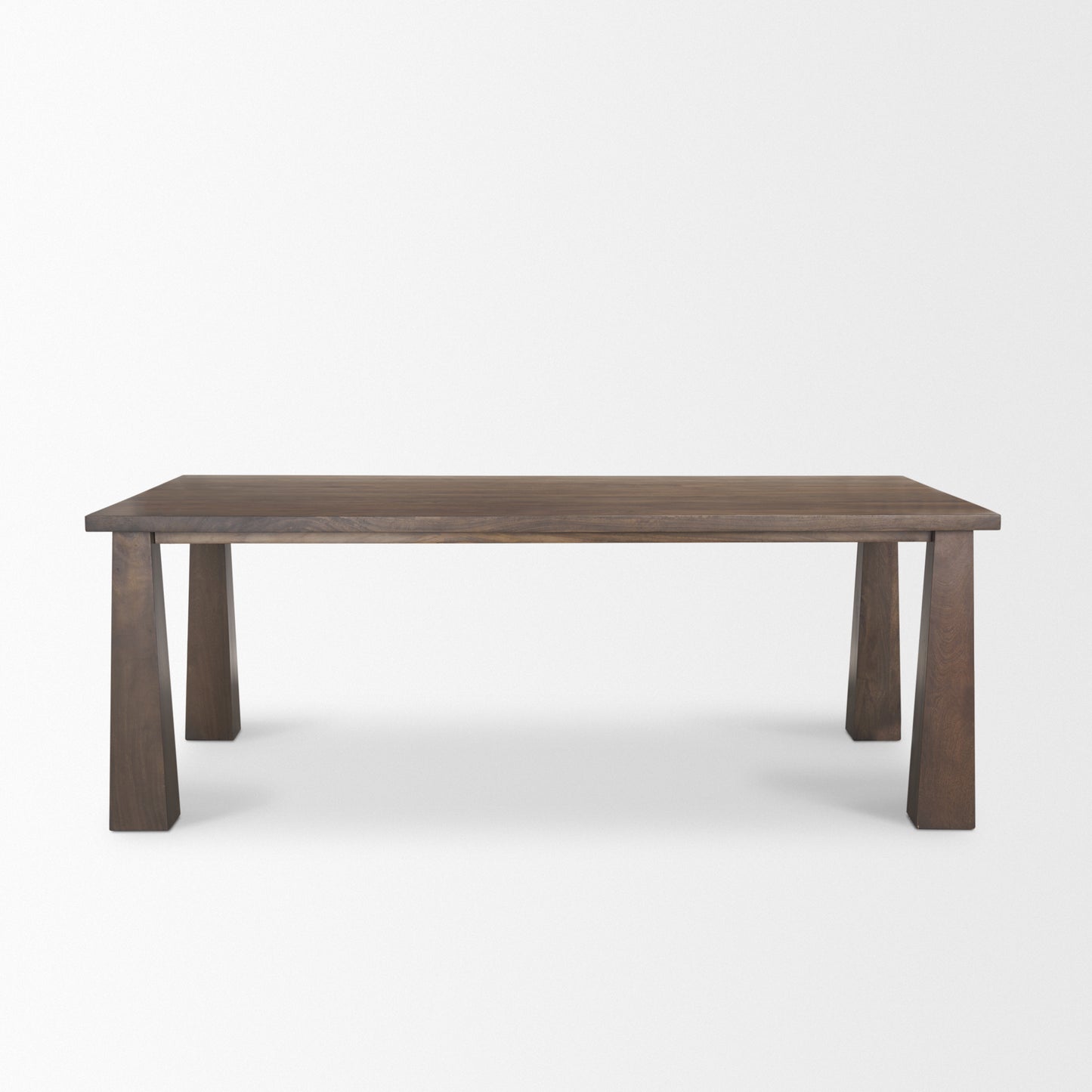 Wolcott Rectangular Dark Brown Solid Wood Dining Table for a Classic and Elegant Dining Experience