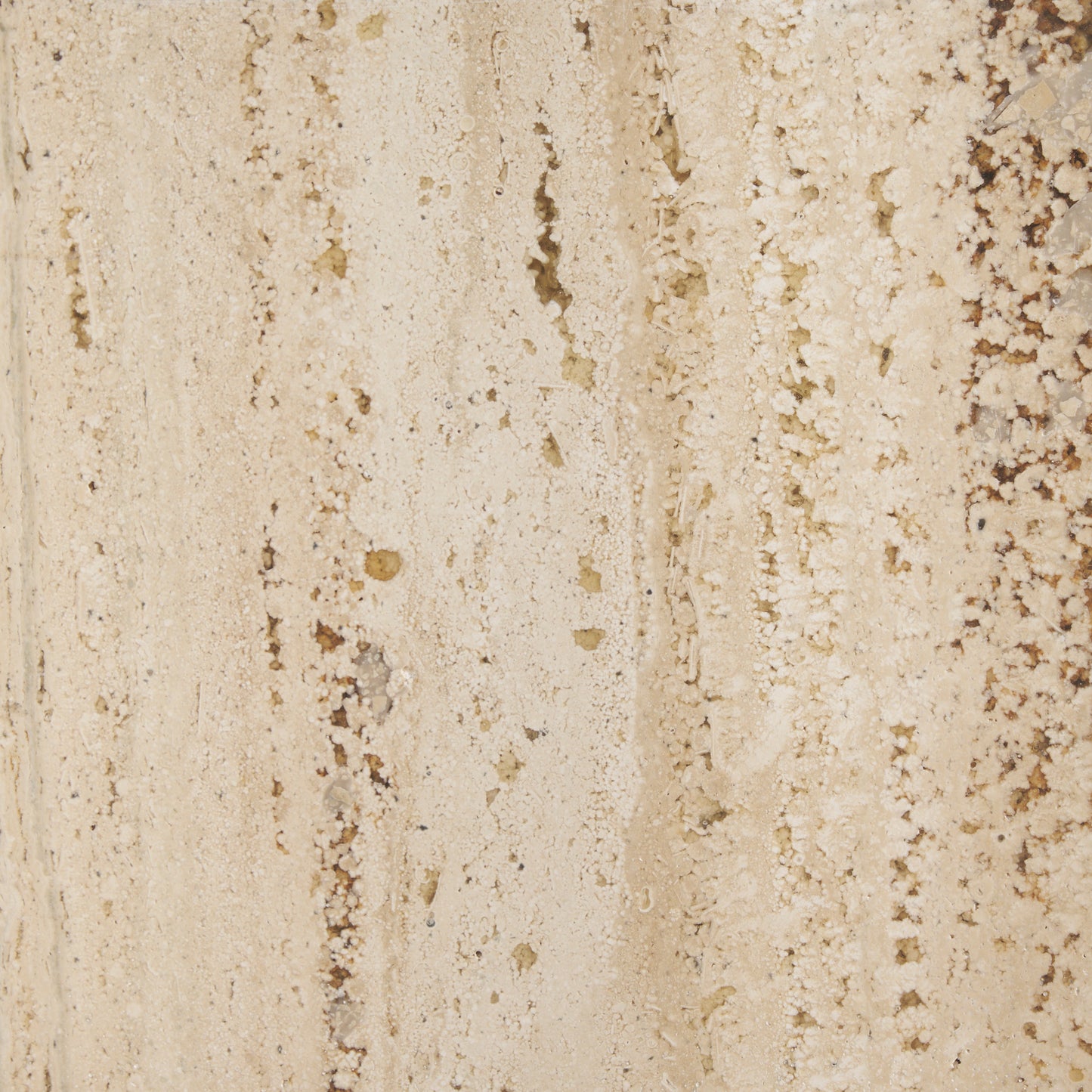 Shivon 84" Rectangular Light Brown Mango Wood Dining Table with Travertine for a Unique and Elegant Dining Experience