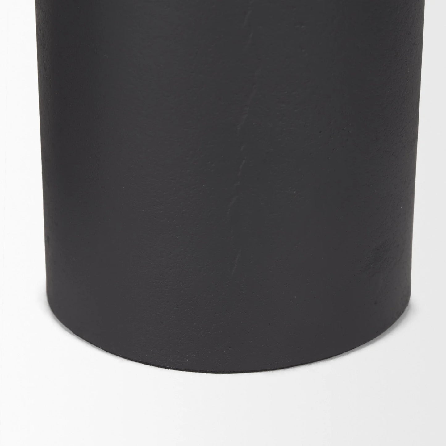 Petria Matte Black Textured Metal Taper Candle Holders - Stylish Elegance for Home Decor & Events