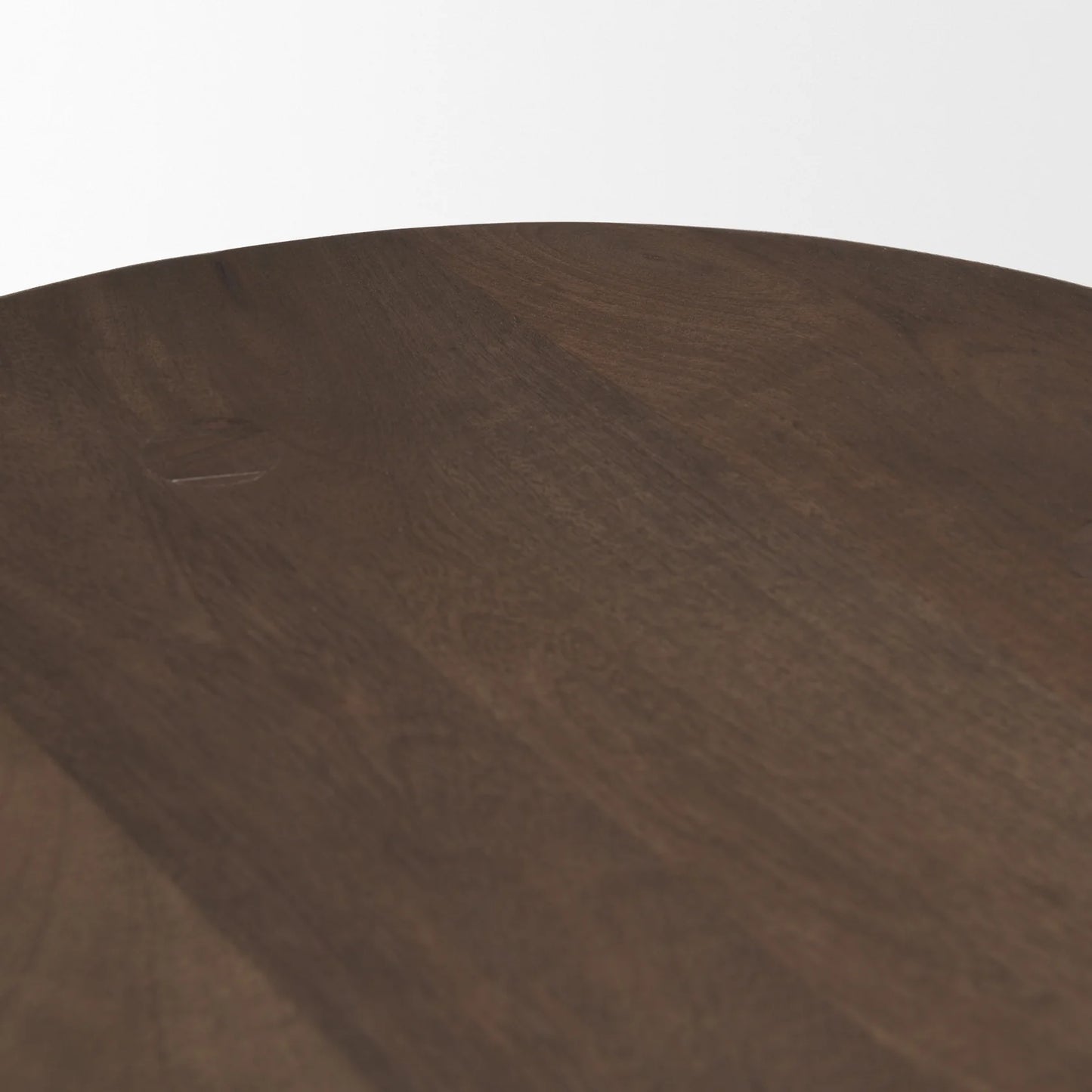 Weldon Dark Brown Mango Wood Counter Stool - Rustic Elegance with Sturdy Craftsmanship