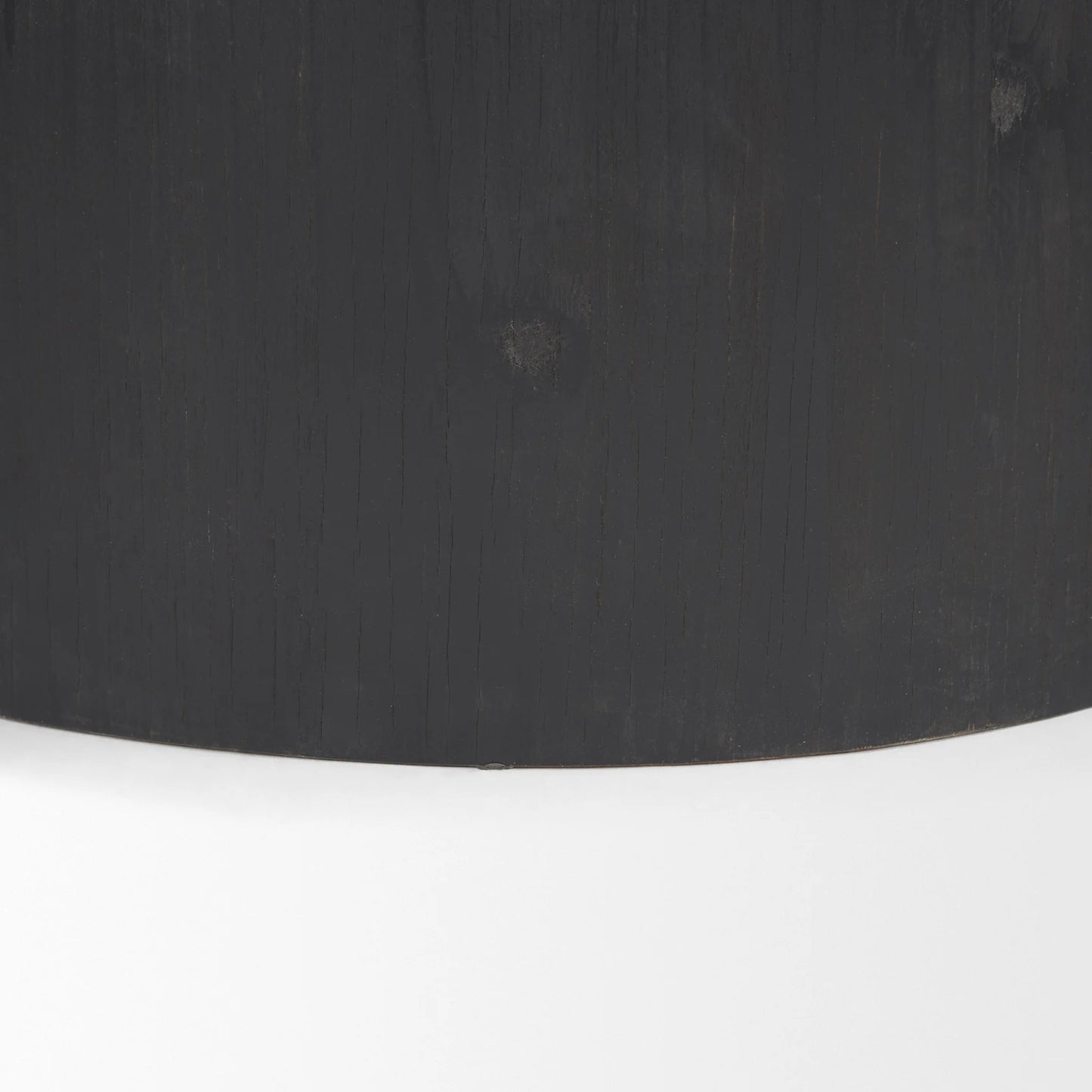Wenopa Stylish Matte Black Wood Accent Tables with Natural Jute Top – Chic and Functional Home Decor for Modern Spaces
