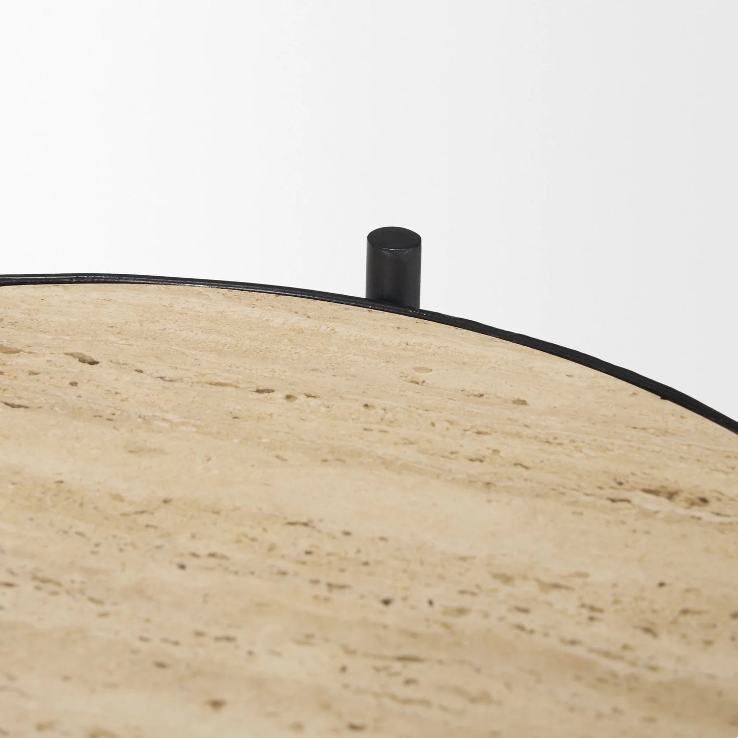 Wade Travertine Marble End Tables – Elegant and Durable Accent Pieces for Contemporary Living Rooms