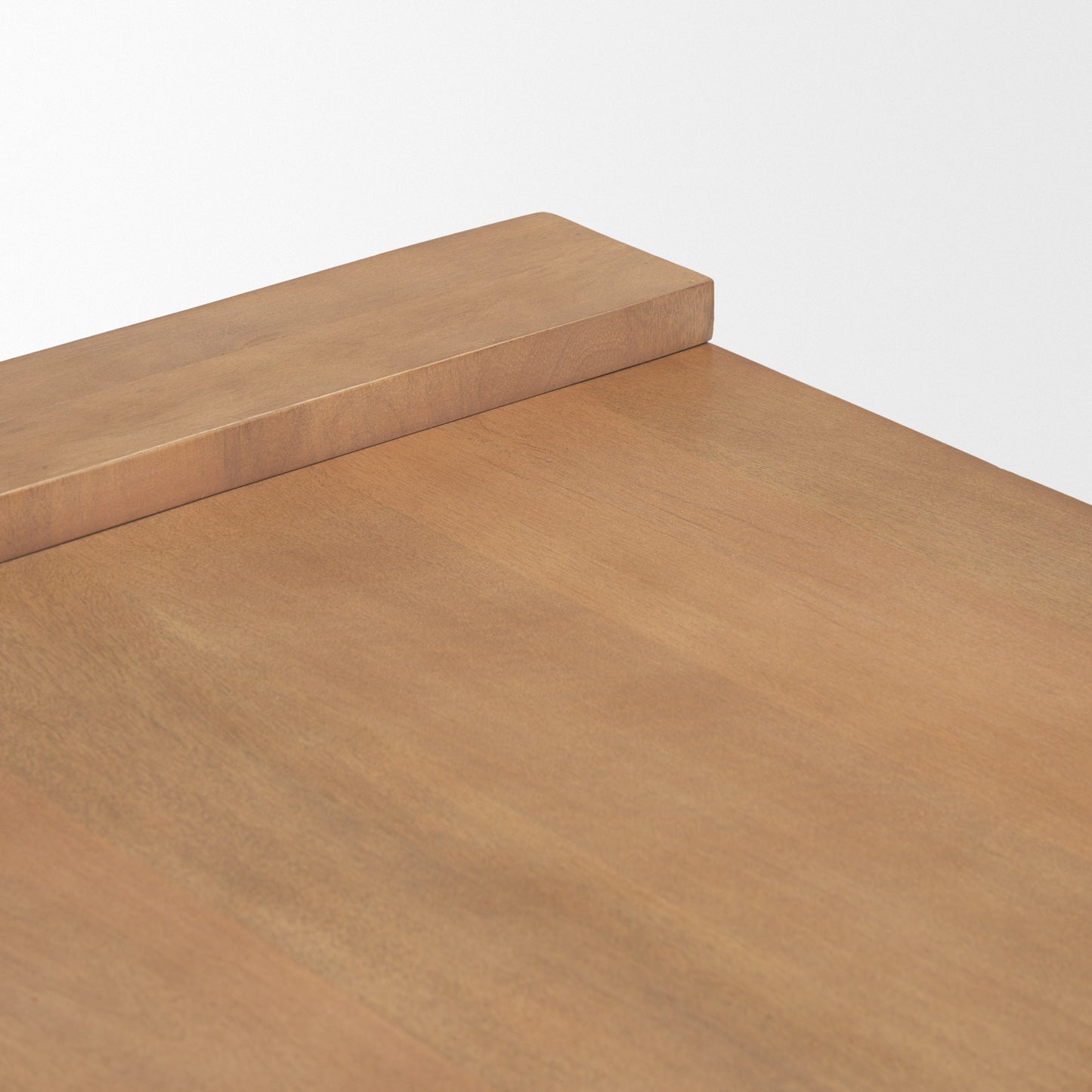 Wesson Light Brown Wood Rectangular Coffee Table - Simple and Elegant Living Room Accent