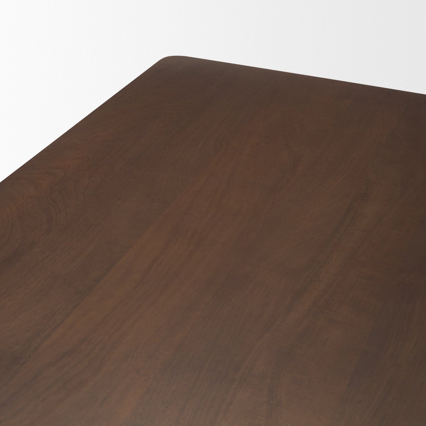 Jonan Brown Solid Mango Wood Dining Table – Rectangular Rustic Design