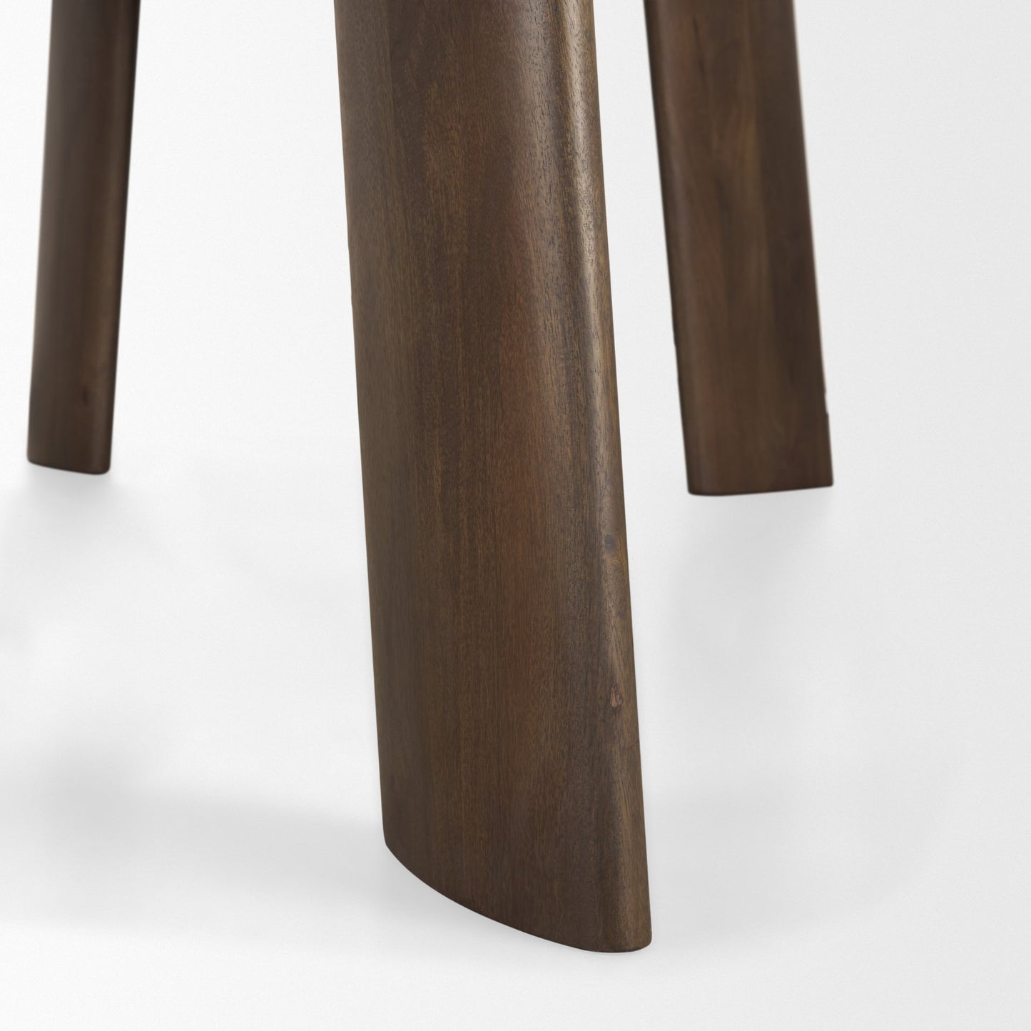 Jonan Brown Solid Mango Wood Dining Table – Rectangular Rustic Design
