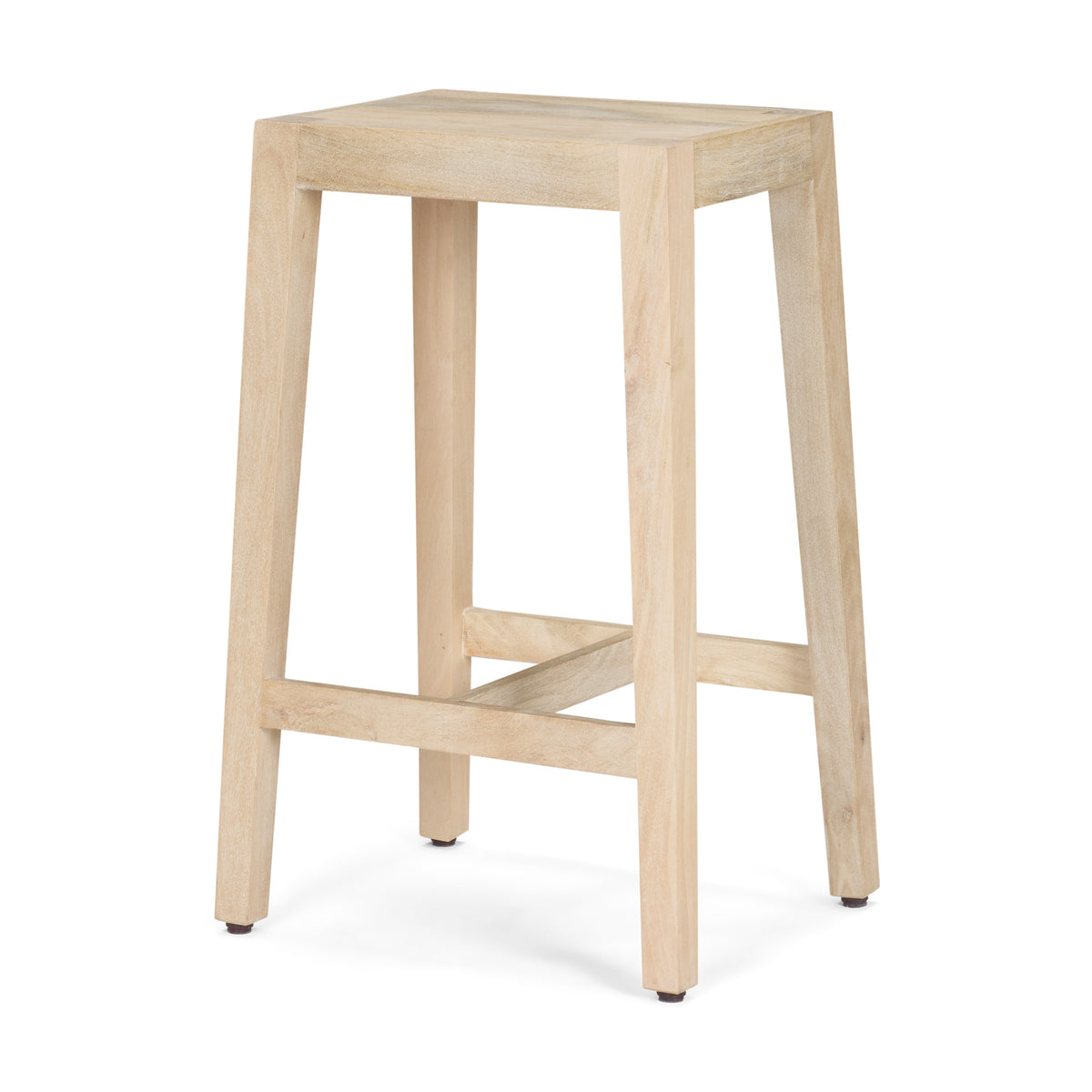 Colony Light Brown Solid Wood Counter Stool