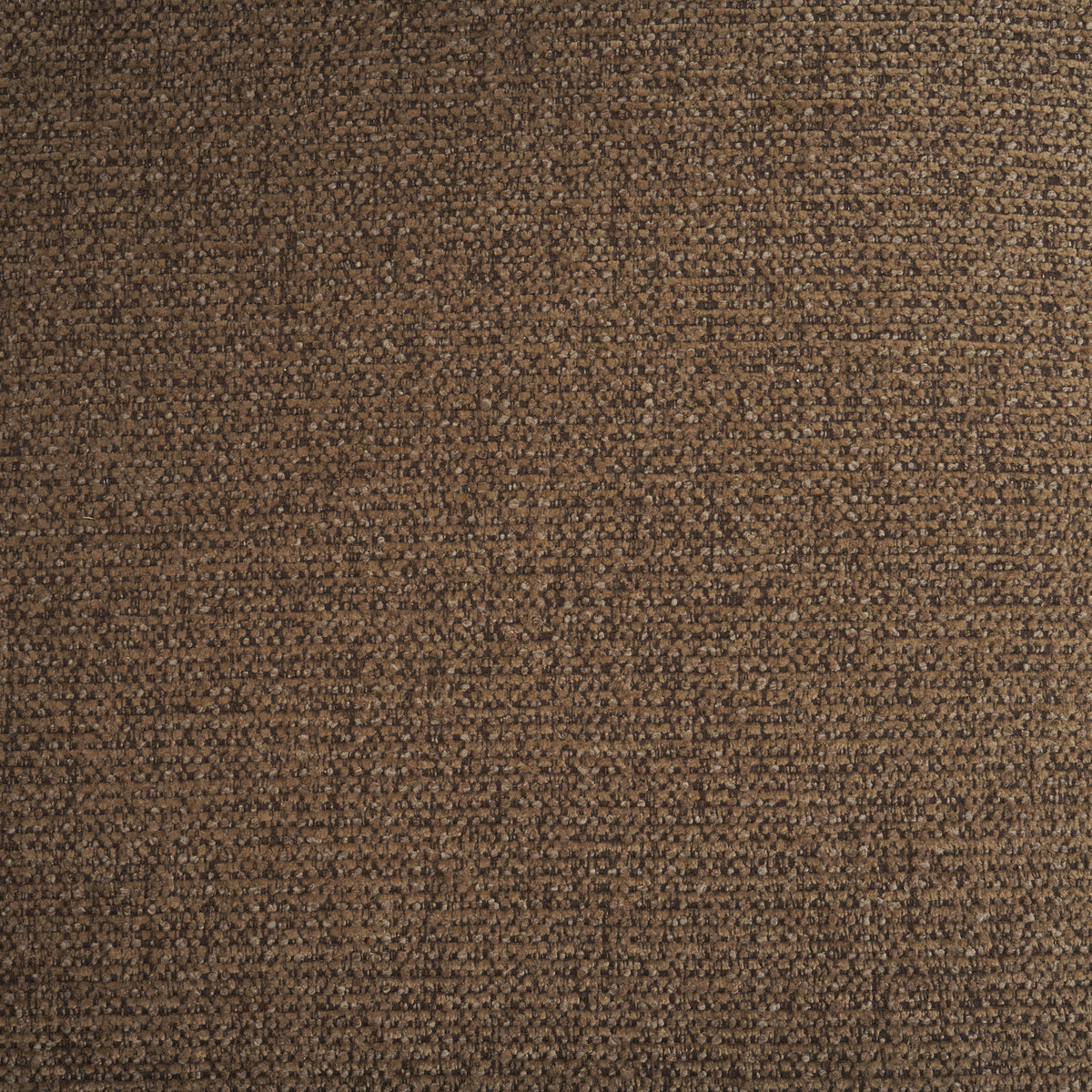 Saga Textured Brown Plush Fabric Upholstered Chair