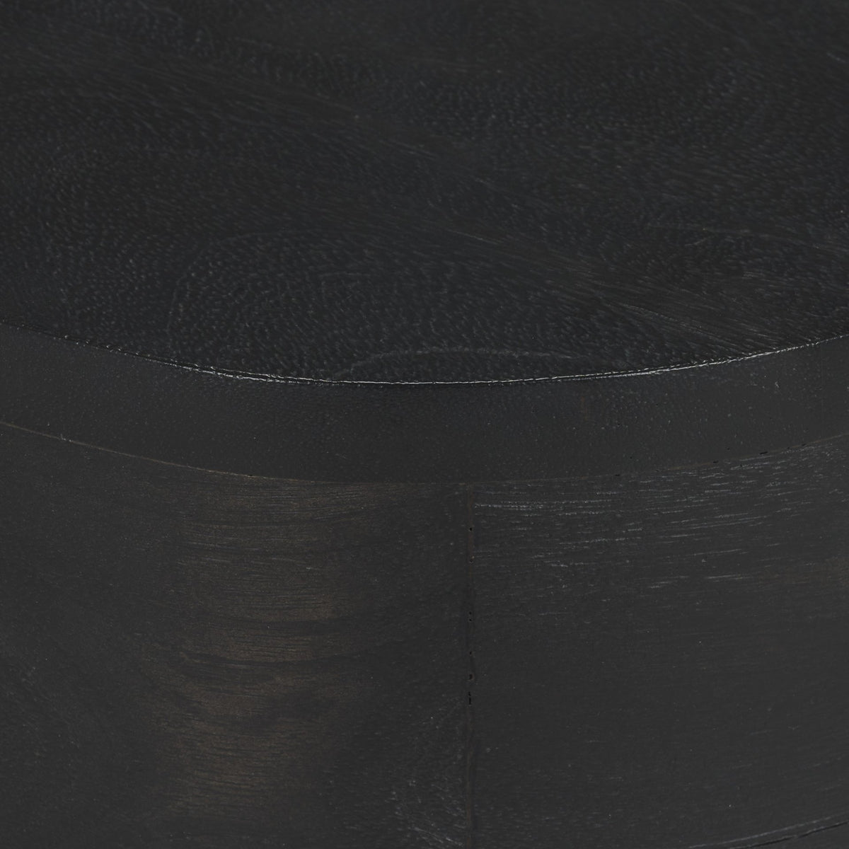 Cove Dark Brown Solid Mango Wood Side Table