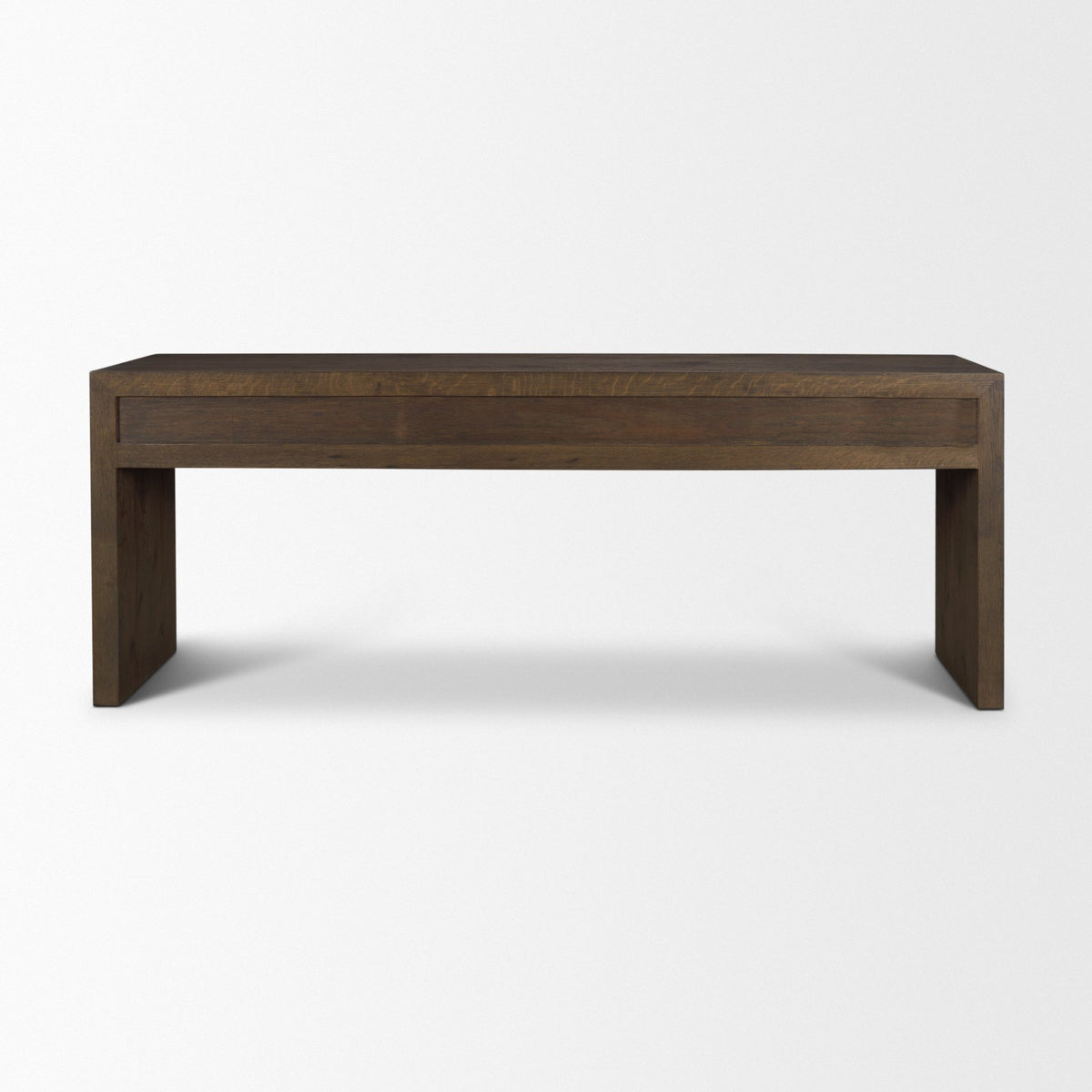 Belford 72" Dark Brown Oak Wood Console Table