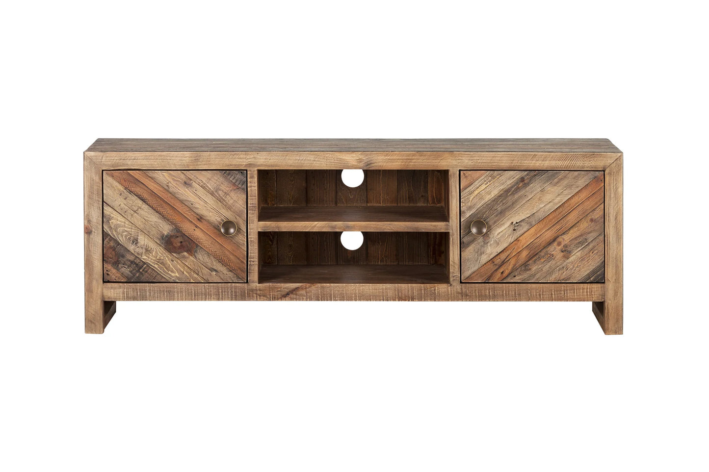 Hayes Elegant TV Console in Wheat Finish – Stylish and Functional Storage Solution for Modern Living Rooms