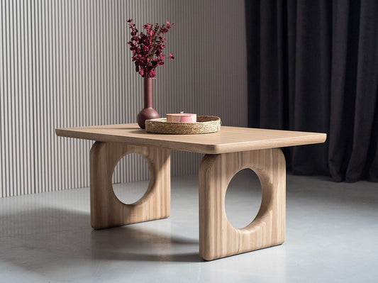 Modrest Washington Modern Natural Oak Coffee Table β Sleek Contemporary Living Room Accent
