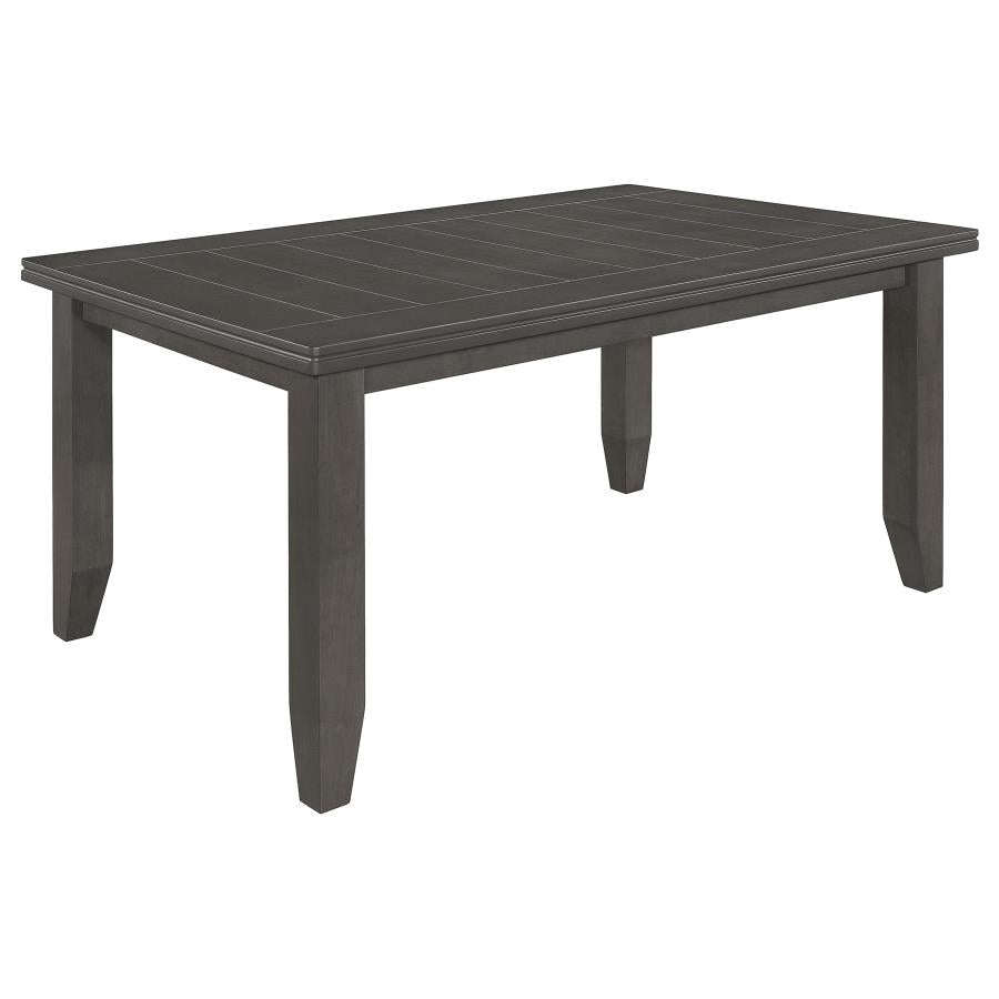 Dalila 5-Piece Rectangular Dining Set β Grey & Dark Grey for Modern and Sophisticated Dining Spaces