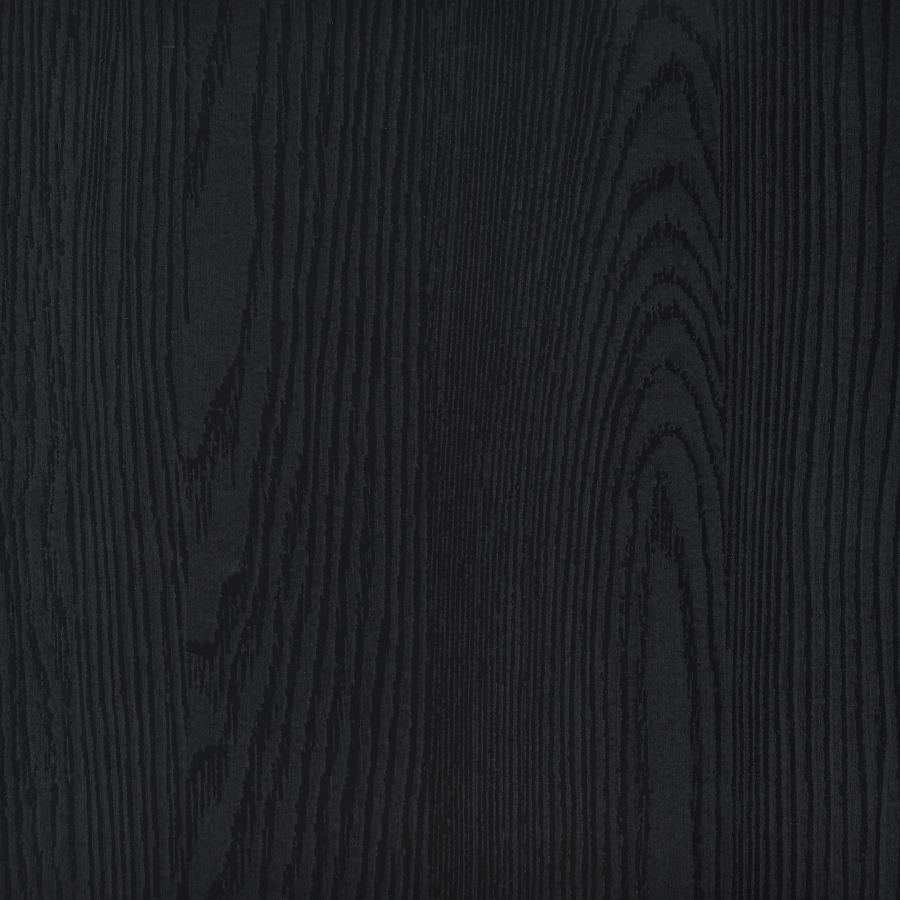 Riva Black 4βDoor Dining Sideboard with Glass Doors