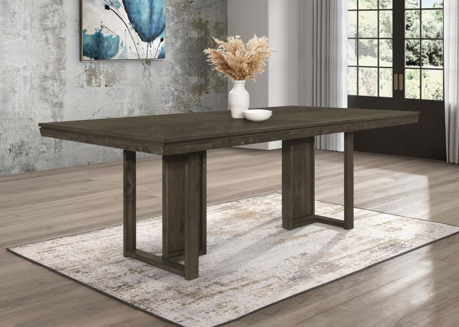 Kelly Rectangular Dining Table β Dark Grey Design for Modern and Sophisticated Dining Spaces