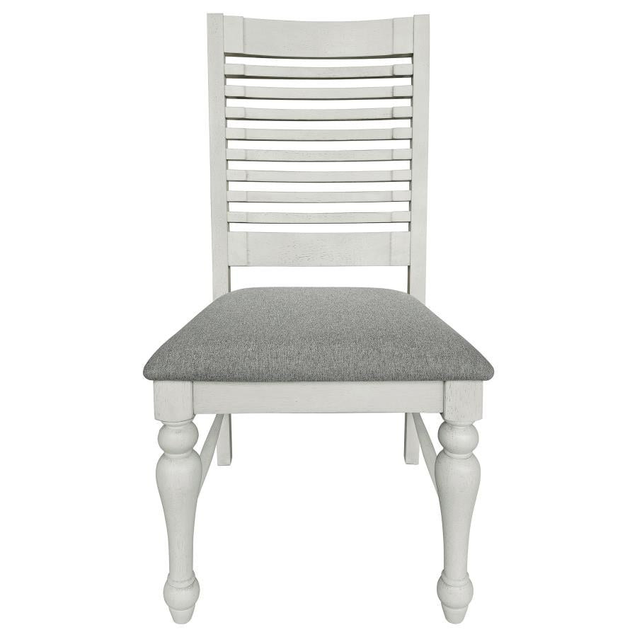 Aventine 5-piece Extension Leaf Dining Set β Vintage White for a Classic and Elegant Dining Experience