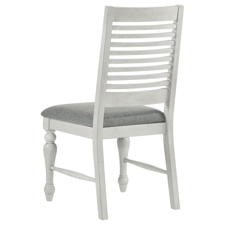 Aventine 5-piece Extension Leaf Dining Set β Vintage White for a Classic and Elegant Dining Experience