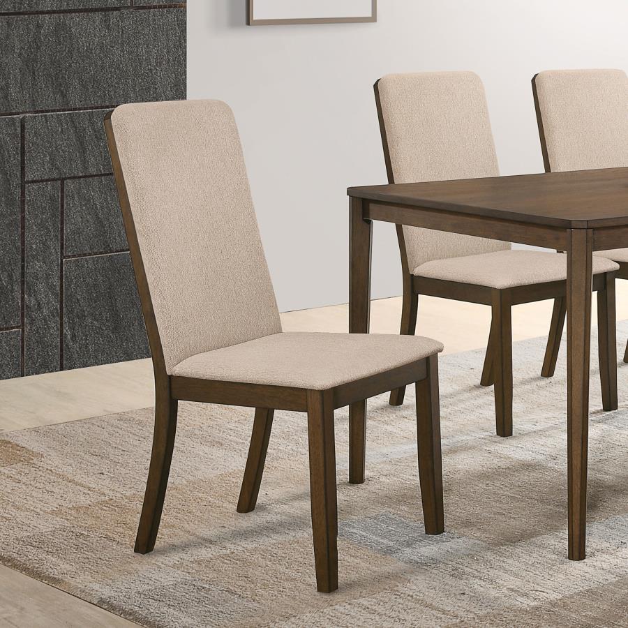 Wethersfield Solid Back Side Chairs (Set of 2) β Latte Finish for Timeless Style and Comfortable Dining Seating