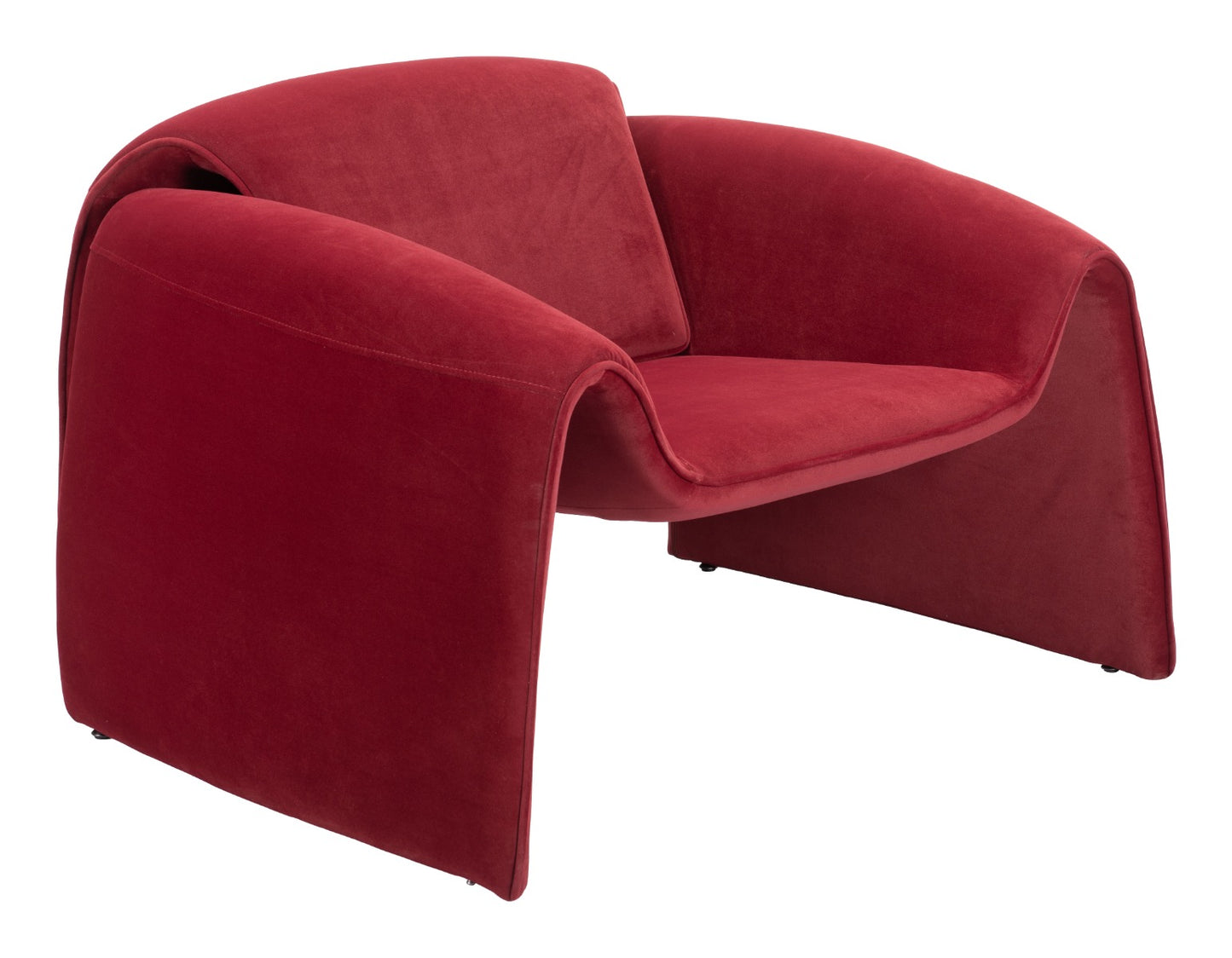 Horten Accent Chair - Red Bold and Comfortable Accent Chair for Modern Living Spaces