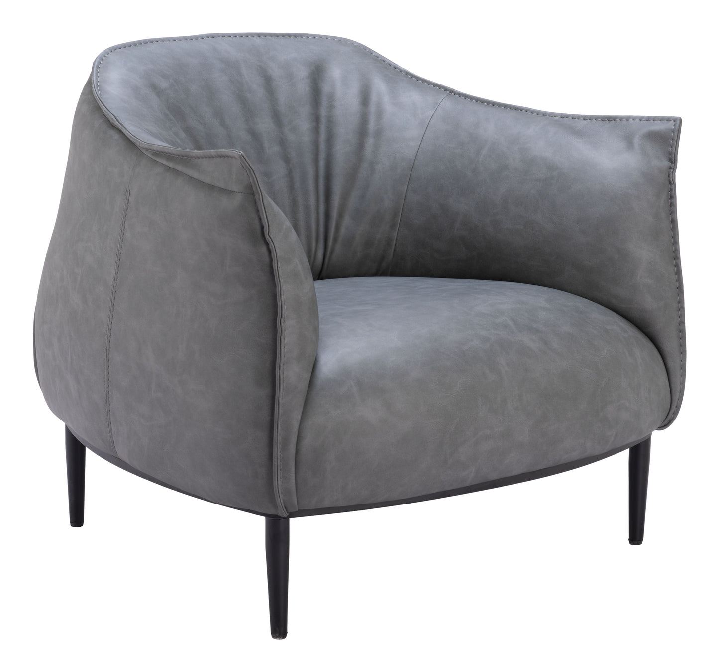Julian Accent Chair - Gray Stylish and Comfortable Upholstered Chair for Modern Living Spaces