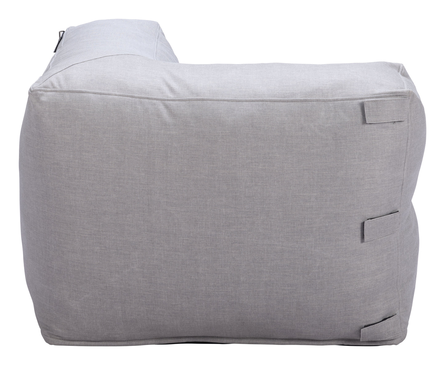 Luanda Corner Chair Gray - Comfortable & Modern Corner Chair with a Sophisticated Gray Upholstery for a Versatile, Stylish Look