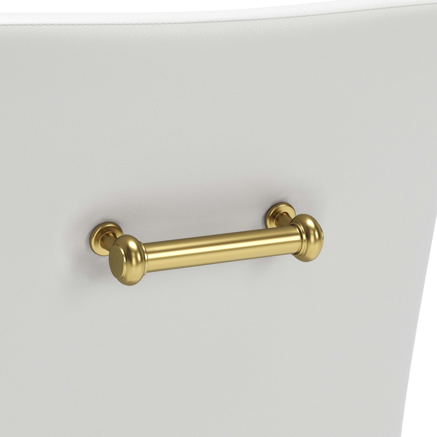 Maxine Dining Chair - Stylish White & Gold Design for Elegant Dining Rooms and Modern Decor