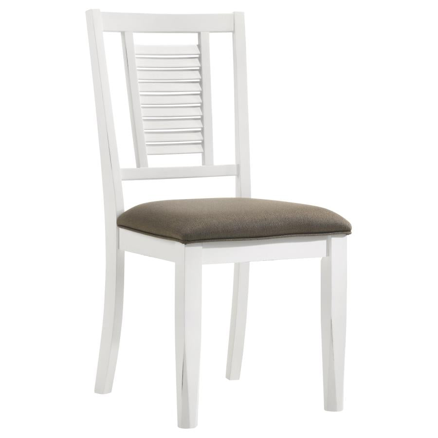 Appleton 7-Piece Rectangular Dining Set Distressed White - Classic and Charming Dining Set for Any Home