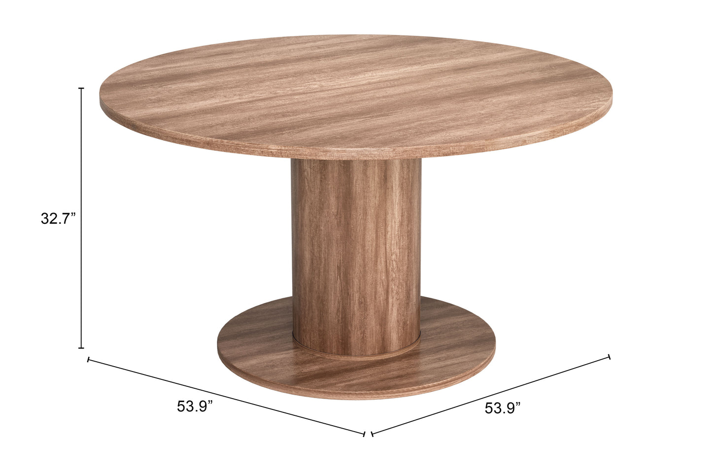Vault 2-in-1 Table Brown Dining and Games Table - Multi-functional Dining and Game Table with a Rich Brown Finish for Versatile Entertainment