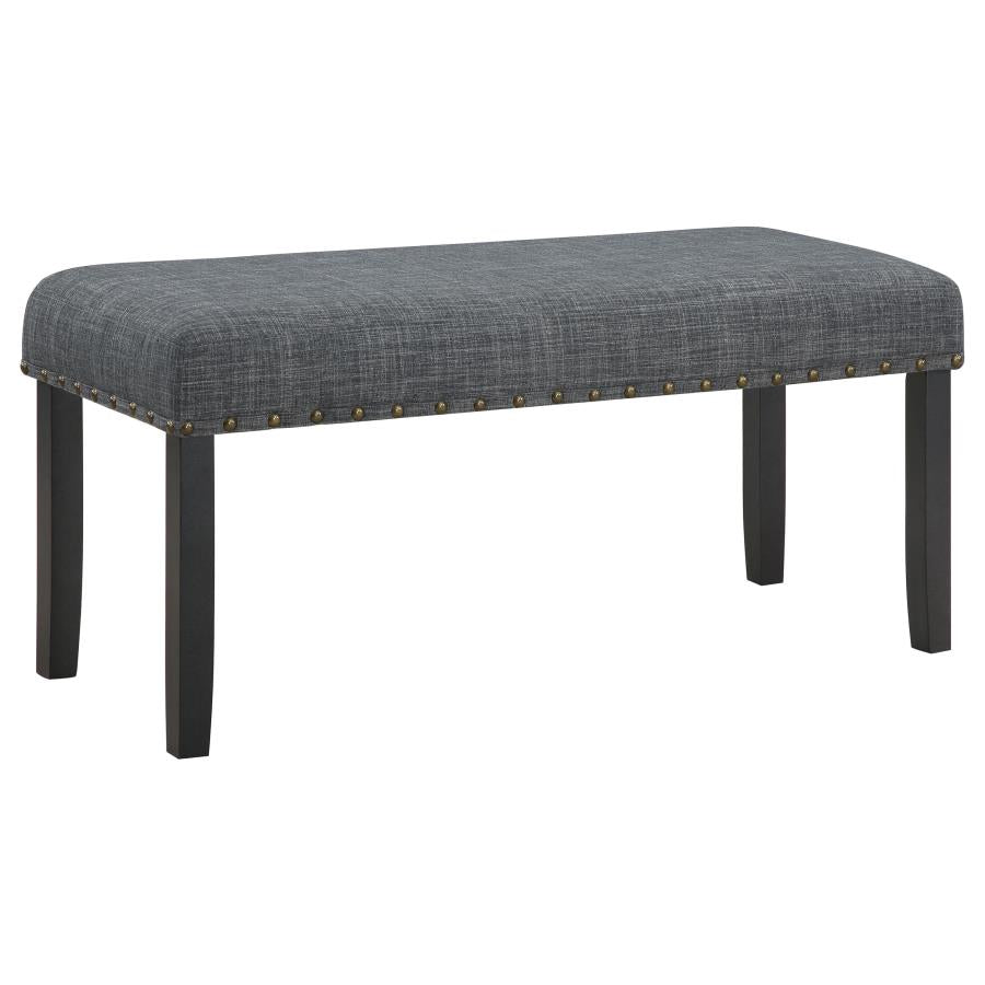Barlow 6-Piece Rectangular Dining Set in Grey and Black - Modern and Stylish Dining Set for a Sophisticated Dining Experience
