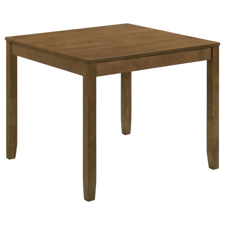 Parkwood 5-Piece Square Dining Table Set Honey Brown - Warm and Inviting Dining Set for Any Home