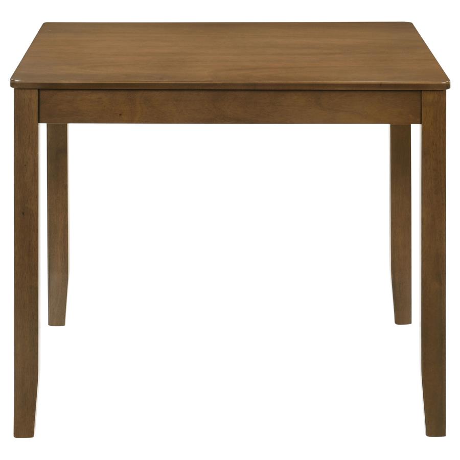 Parkwood 5-Piece Square Dining Table Set Honey Brown - Warm and Inviting Dining Set for Any Home