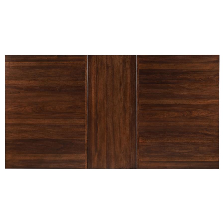 Briarwood Rectangular Dining Table with 18" Removable Extension Leaf in Mango Oak - Elegant and Versatile Design for Any Dining Room