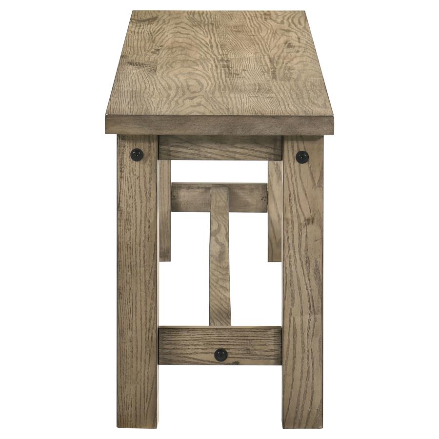 Cardova 51-Inch Solid Wood Dining Bench in Vineyard Oak - Stylish & Durable Seating