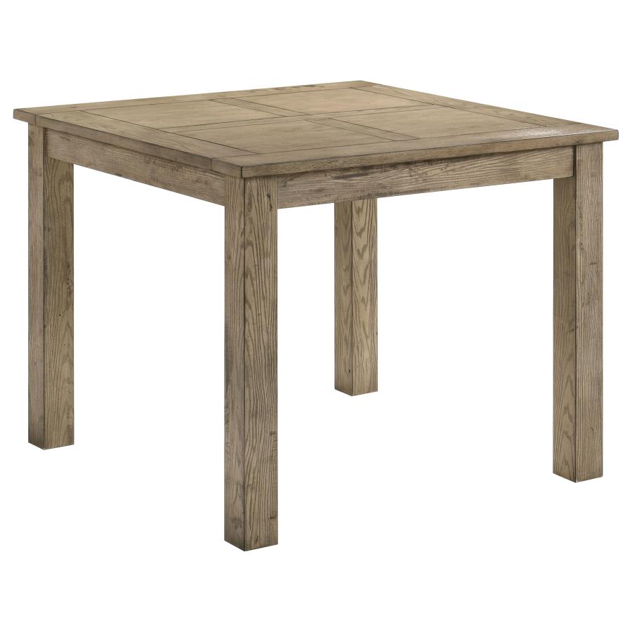 Cardova 5-Piece Counter Height Dining Set in Vineyard Oak - Stylish Space-Saving Dining Furniture