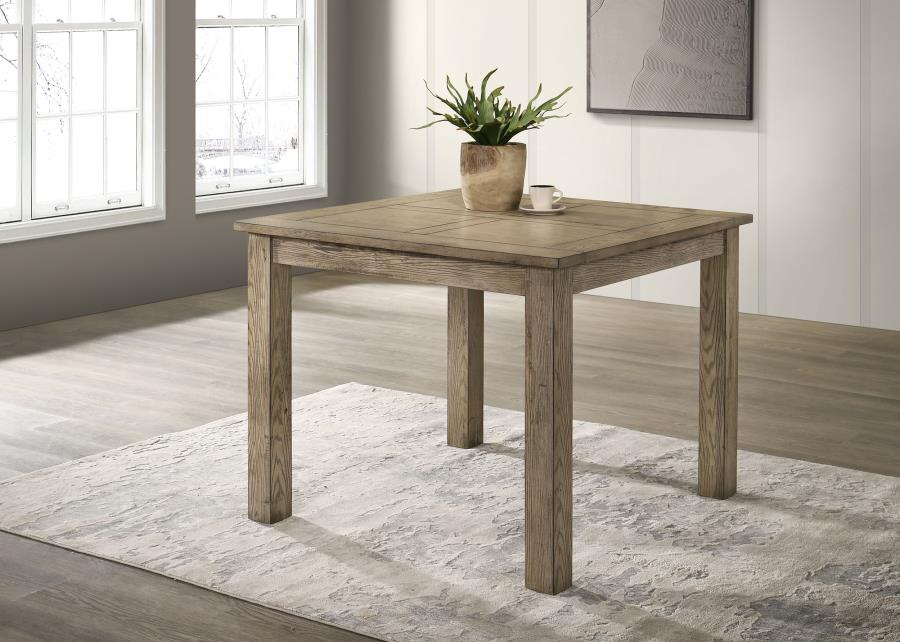 Cardova Square Counter Height Dining Table in Vineyard Oak - Modern Kitchen & Dining