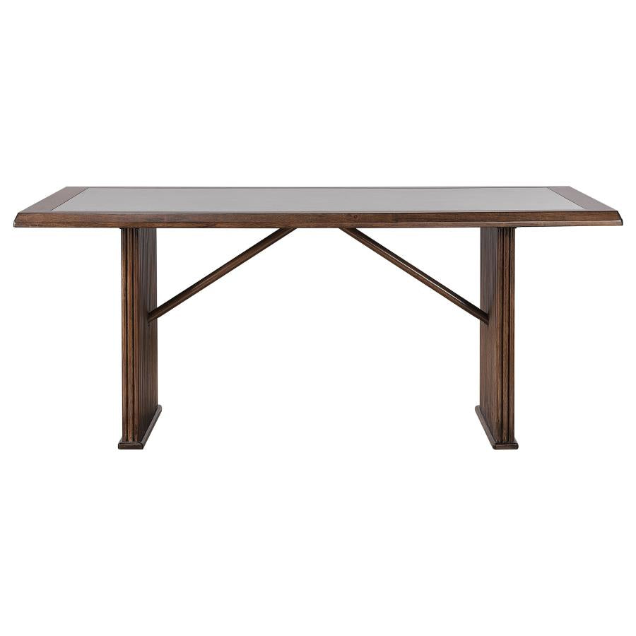 Sherwood 7-Piece Rectangular Dining Table Set in Brown β Stylish Dining Set for Modern Homes