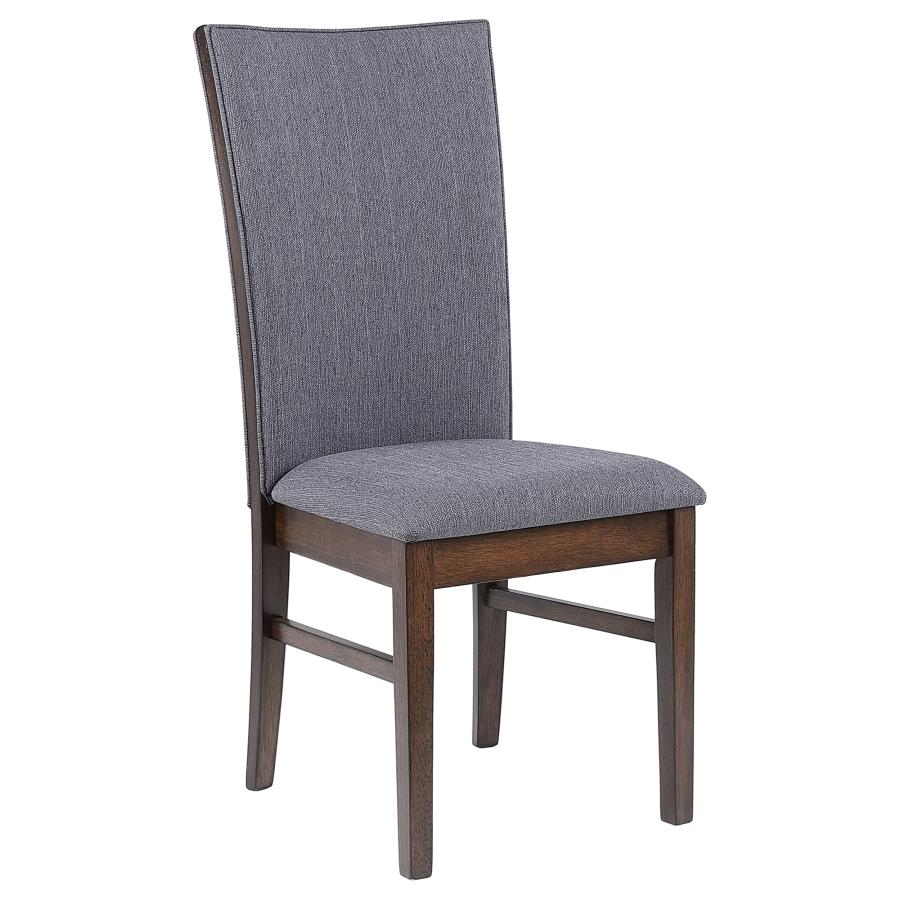 Sherwood Upholstered Dining Side Chairs in Grey (Set of 2) – Elegant Modern Seating