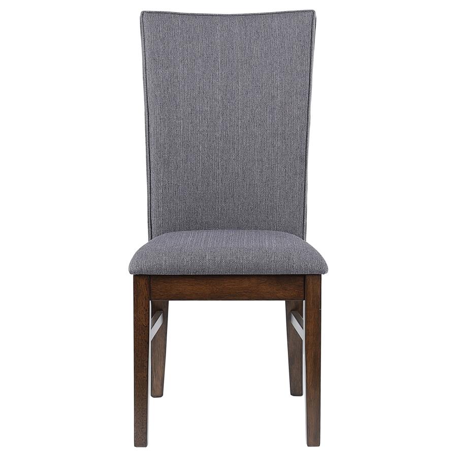 Sherwood Upholstered Dining Side Chairs in Grey (Set of 2) – Elegant Modern Seating