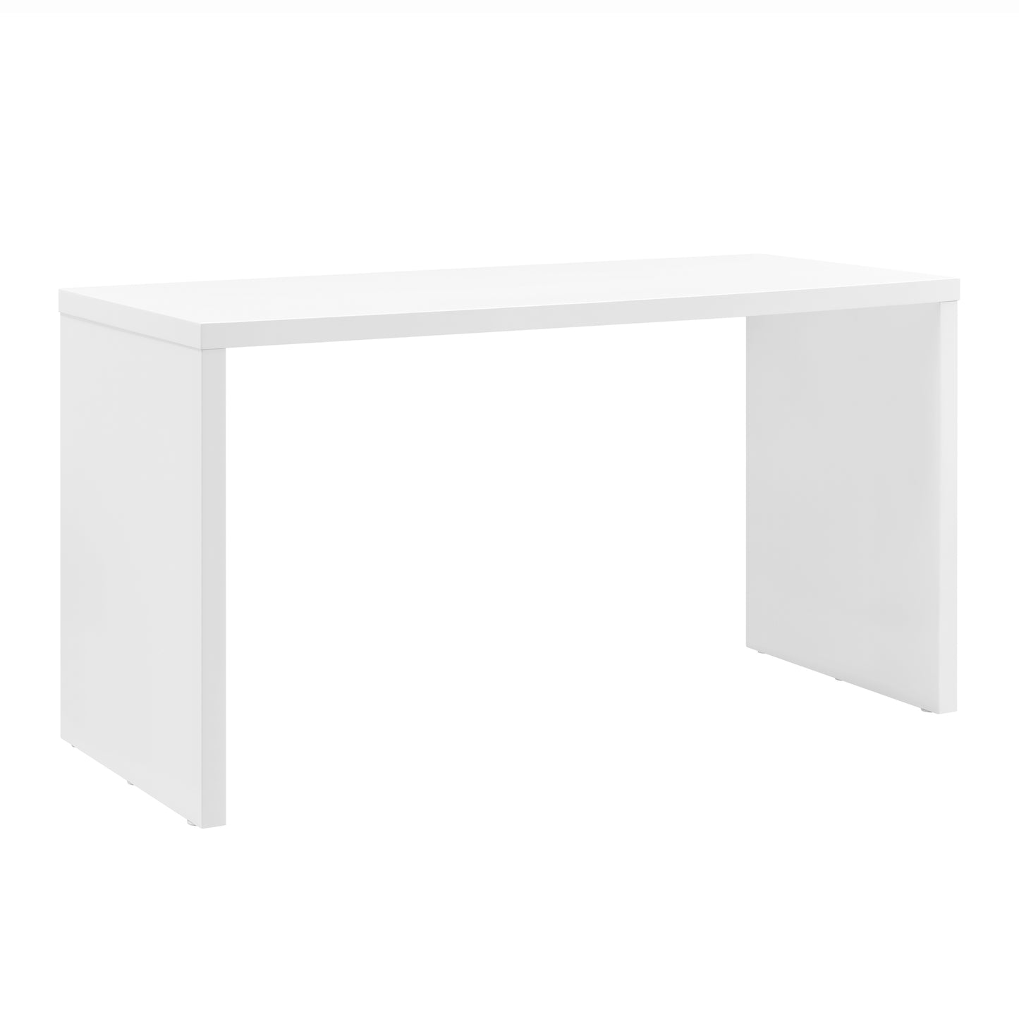 Abby 55" Desk in Matte White