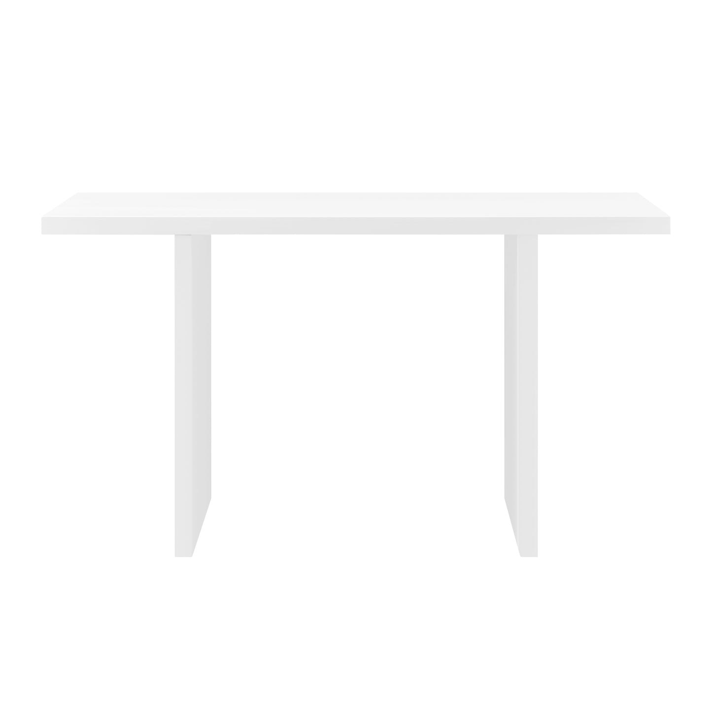 Abby 55" Desk in Matte White