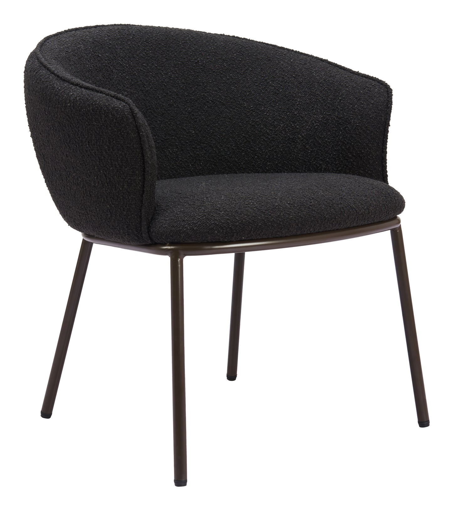 Essen Dining Chair - Black & Bronze Modern Upholstered Chairs for Stylish Dining Rooms