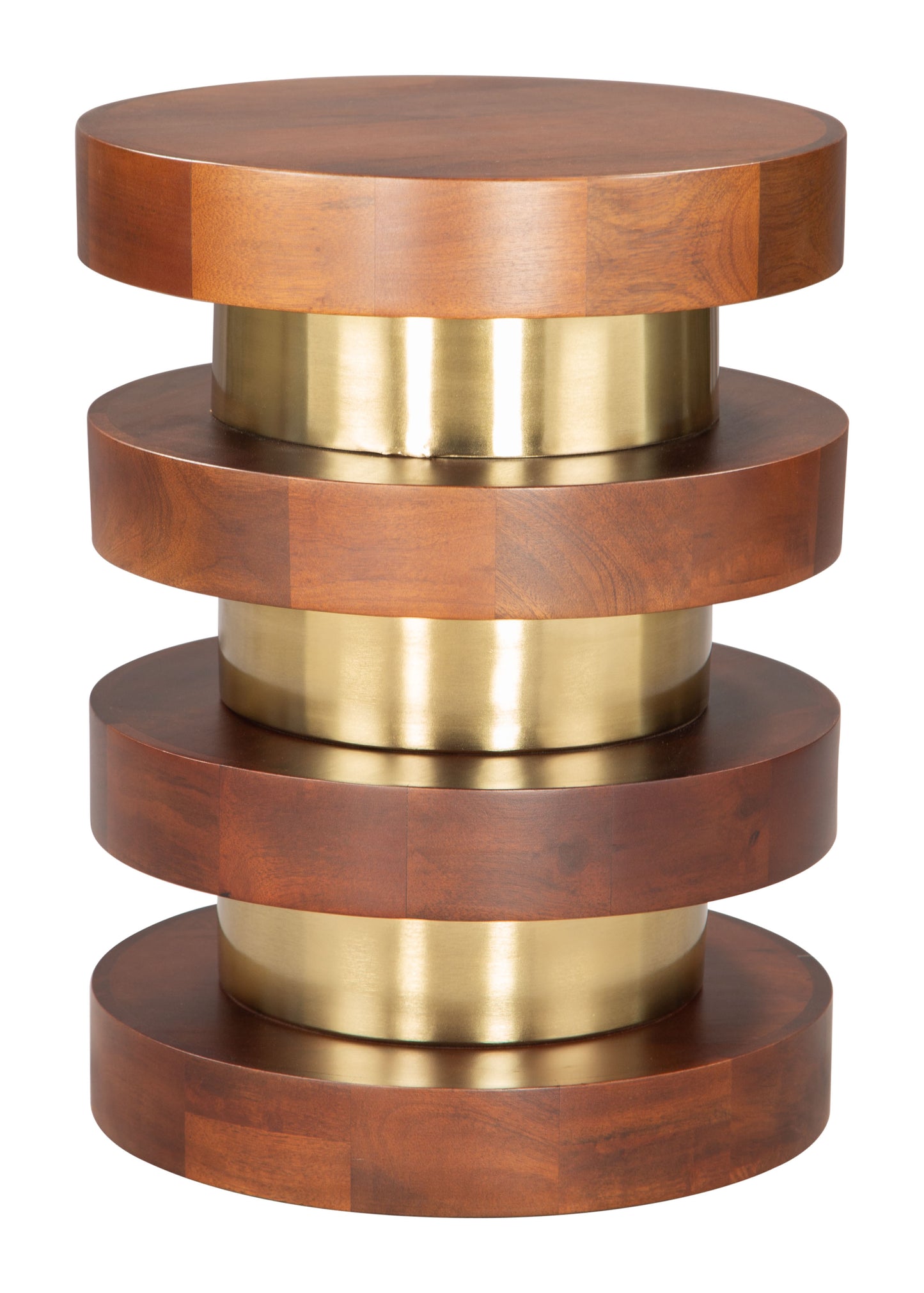 Marigot Side Table - Classic Brown Design for Elegant Living Spaces and Bedrooms