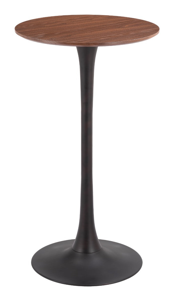 Auray Bar Table - Brown Stylish and Elegant Bar Table for Modern Home Bars and Dining Spaces