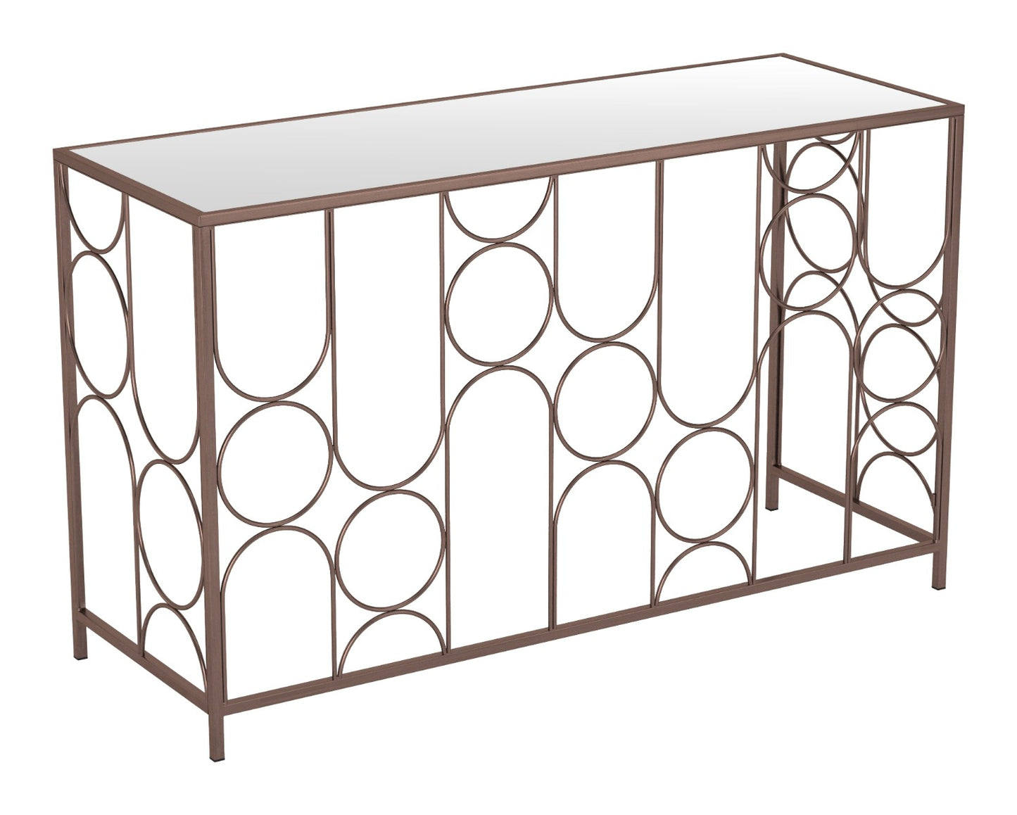 Convale Console Table - Bronze Elegant and Modern Console Table for Contemporary Living Spaces and Entryways