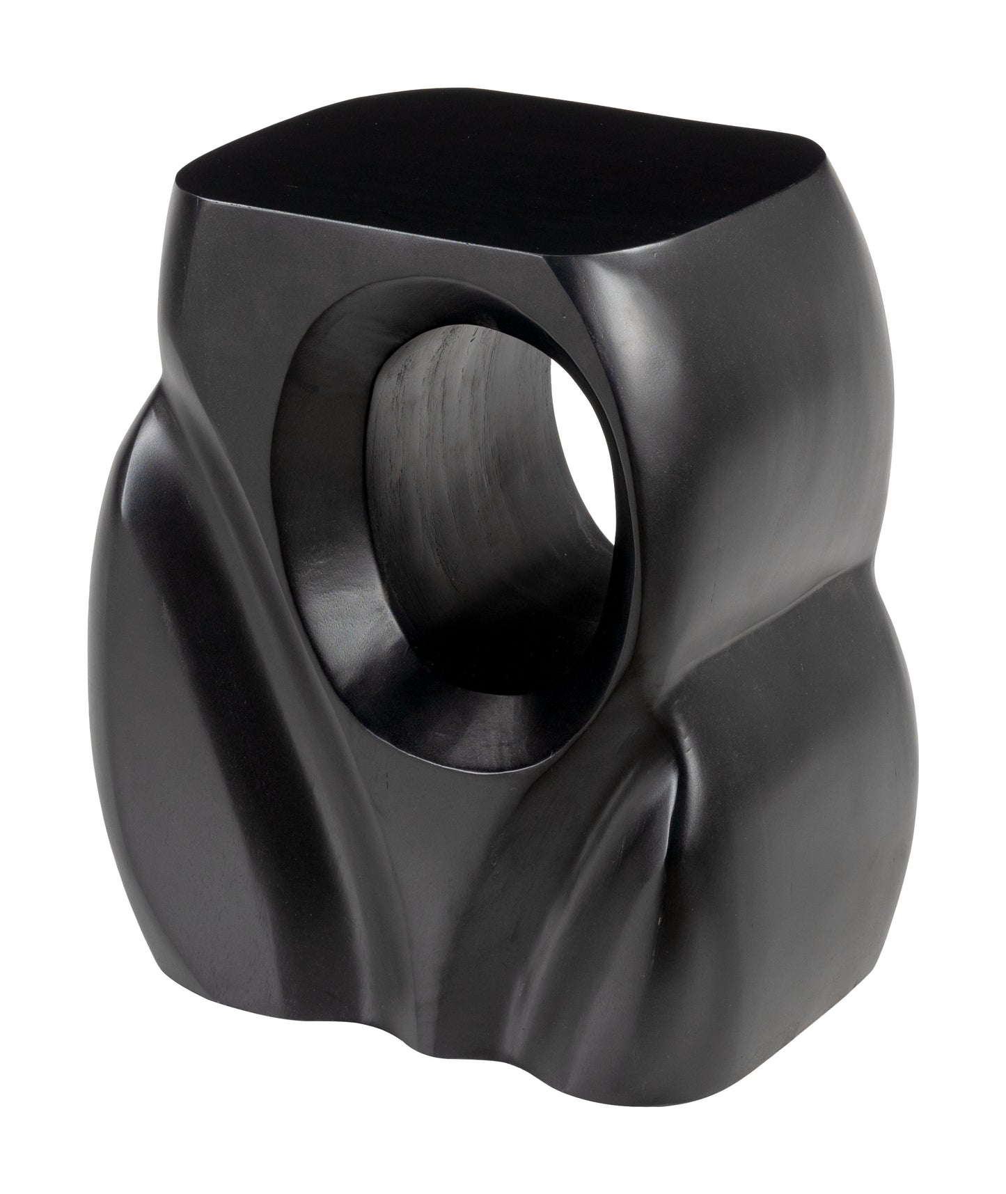 Trung Side Table Black β Modern and Stylish Black Accent for Living Room or Bedroom